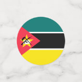 Mozambikaanse vlag confetti (Kleine voorkant)