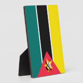 Mozambikaanse vlag fotoplaat (Zijkant)