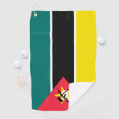 Mozambikaanse vlag golfhanddoek (Insitu)