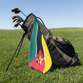 Mozambikaanse vlag golfhanddoek