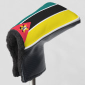 Mozambikaanse vlag golfheadcover (3/4 voorkant)