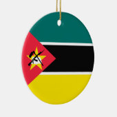 Mozambikaanse vlag keramisch ornament (Rechts)