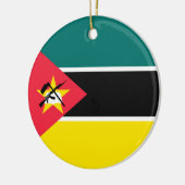 Mozambikaanse vlag keramisch ornament (Links)