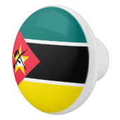 Mozambikaanse vlag keramische knop (Rechts)
