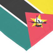 Mozambikaanse vlag korte tafelloper (Hoek)