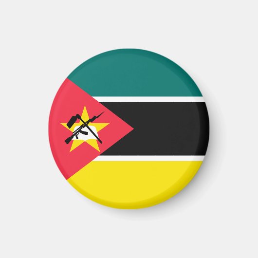 Mozambikaanse vlag magneet (Voorkant)
