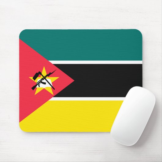 Mozambikaanse vlag muismat (Met muis)
