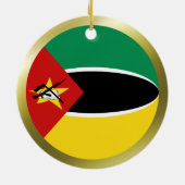 Mozambikaanse Vlag Ornament (Achterkant)