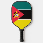 Mozambikaanse vlag pickleball paddle (Voorkant)