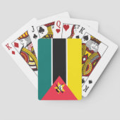 Mozambikaanse vlag pokerkaarten (Achterkant)
