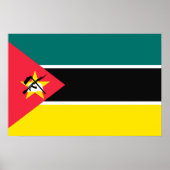 Mozambikaanse vlag poster (Voorkant)