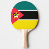 Mozambikaanse vlag tafeltennisbatje (Voorkant)