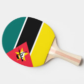 Mozambikaanse vlag tafeltennisbatje (Zijkant)