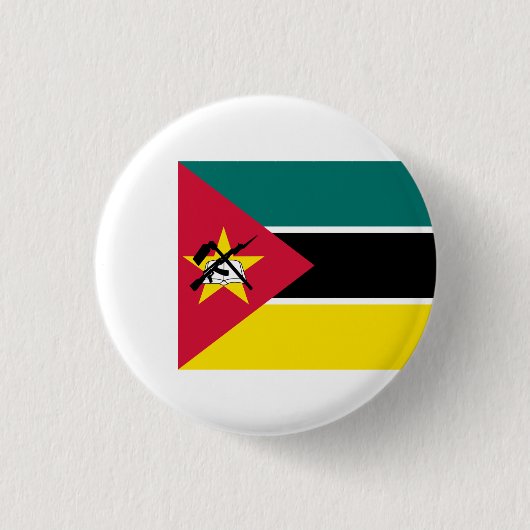 Mozambikaanse vlag, vlag van Mozambique Ronde Button 3,2 Cm (Voorkant)