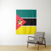 Mozambikaanse vlag wandkleed (In situ)