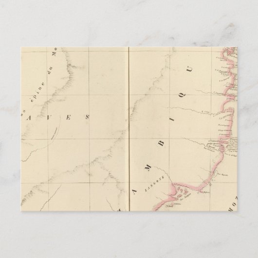 Mozambique Afrika 47 Briefkaart (Voorkant)