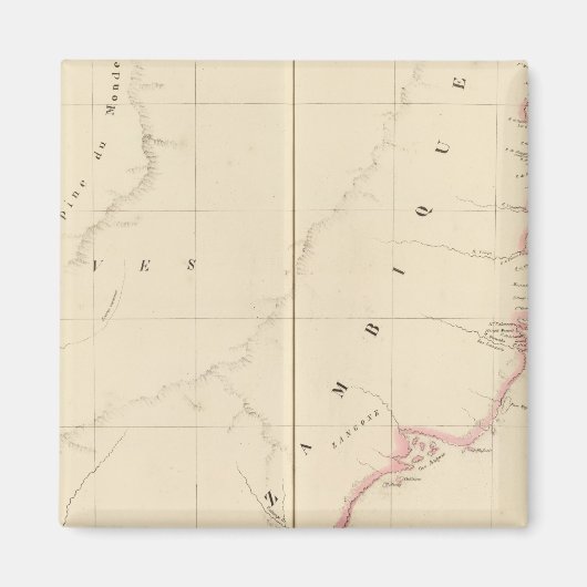Mozambique Afrika 47 Magneet (Voorkant)