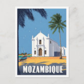 Mozambique Afrika Reisreclame Briefkaart (Voorkant)
