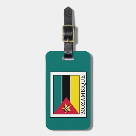 Mozambique Bagagelabel (Voorkant verticaal)