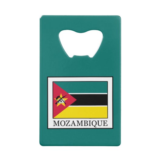 Mozambique Creditkaart Flessenopener (Voorkant)