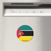 Mozambique Flag Charming Patriottic Magneet (Insitu (Vaatwasser))