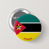Mozambique Flag Cute Patriotic Ronde Button 5,7 Cm (Voorkant /achterkant)