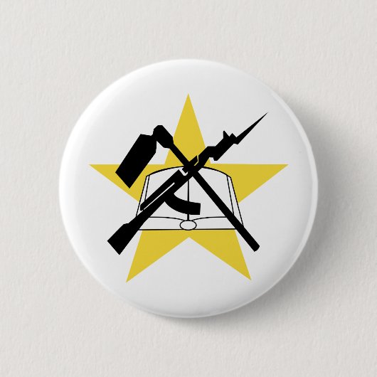 Mozambique Flag Ensignia Ronde Button 5,7 Cm (Voorkant)