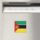 Mozambique Flag Magnet (Insitu (Vaatwasser))