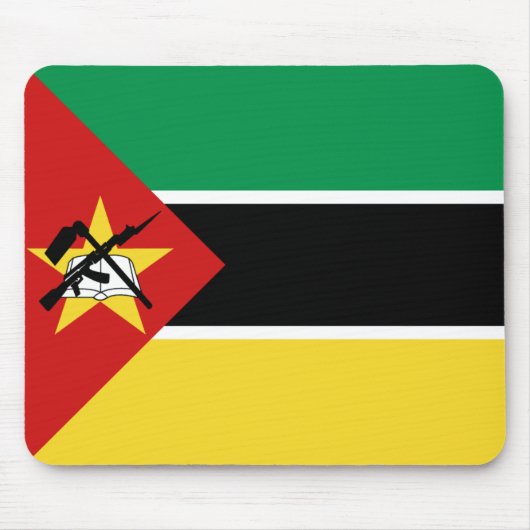 Mozambique Flag Mousepad Muismat (Voorkant)