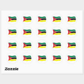 Mozambique Flag Sticker (Vel)