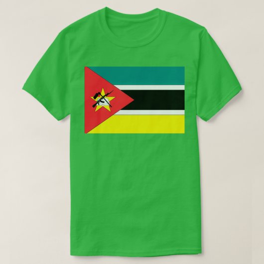 Mozambique Flag T-shirt (Design voorkant)