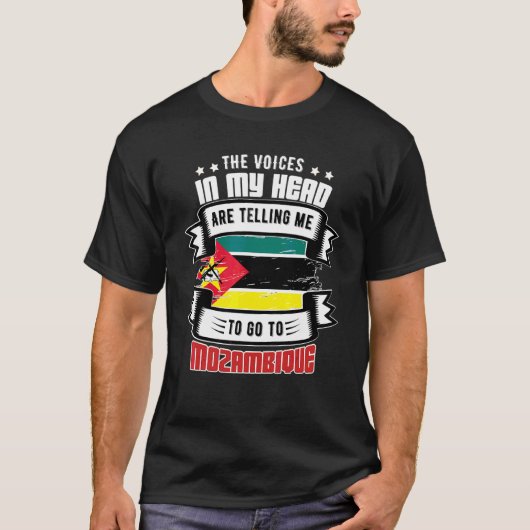 Mozambique in mijn hoofd t-shirt (Voorkant)