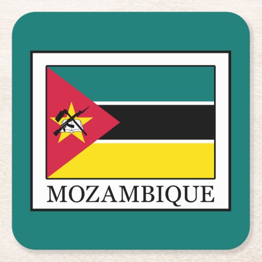 Mozambique Kartonnen Onderzetters (Voorkant)