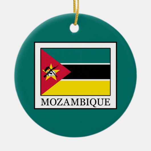 Mozambique Keramisch Ornament (Voorkant)