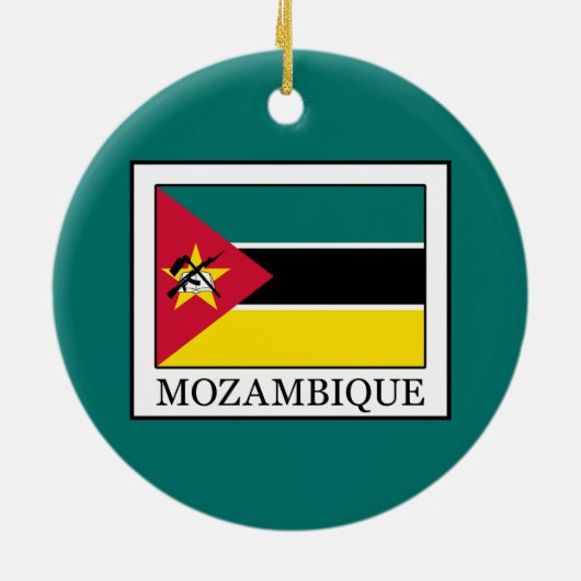 Mozambique Keramisch Ornament (Achterkant)