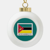 Mozambique Keramische Bal Ornament (Voorkant)