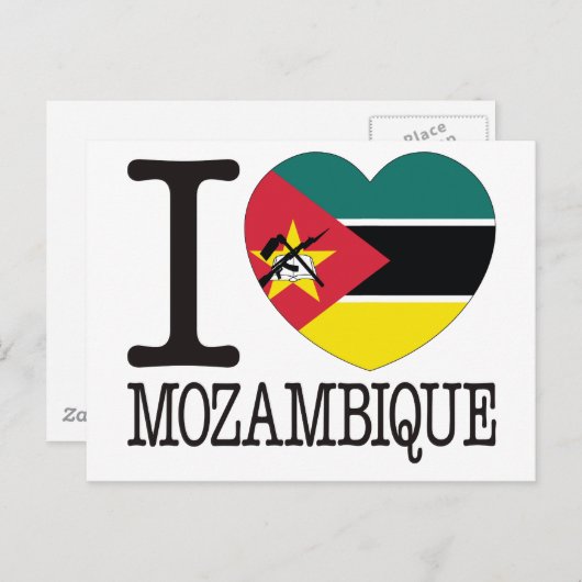 Mozambique Love v2 Briefkaart (Voorkant / Achterkant)