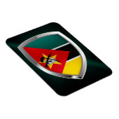 Mozambique Metallic Emblem Magneet (Rechterzijde)