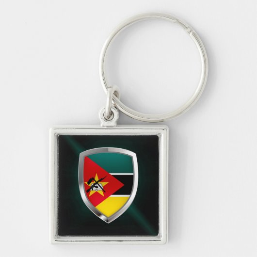 Mozambique Metallic Emblem Sleutelhanger (Voorkant)