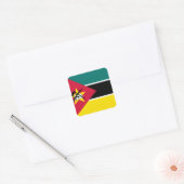 Mozambique Nationale Wereldvlag Vierkante Sticker (Envelop)