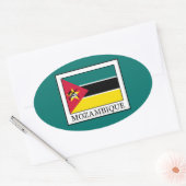 Mozambique Ovale Sticker (Envelop)