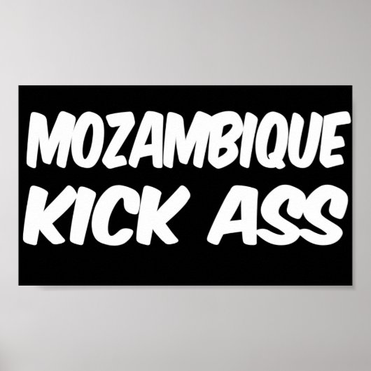 MOZAMBIQUE POSTER (Voorkant)