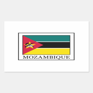 Mozambique Rechthoekige Sticker