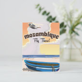 Mozambique — reisposter afdrukken briefkaart (Staand voorkant)