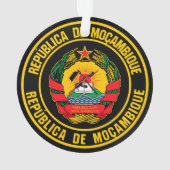 Mozambique Round Emblem Ornament (achterkant)