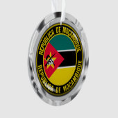 Mozambique Round Emblem Ornament (voorkant)