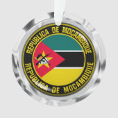 Mozambique Round Emblem Ornament (voorkant)