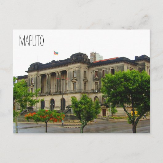 mozambique stadhuis briefkaart (Voorkant)