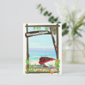 Mozambique Vist poster voor de cartoon van Briefkaart (Staand voorkant)