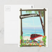 Mozambique Vist poster voor de cartoon van Briefkaart (Voorkant / Achterkant)